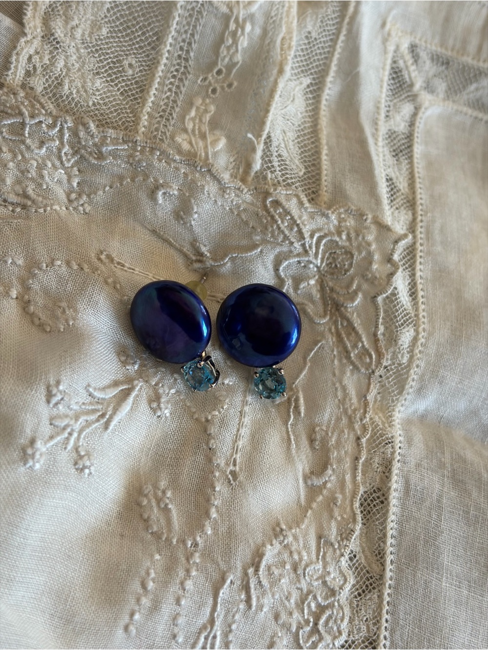Honora Blue Pearl earrings